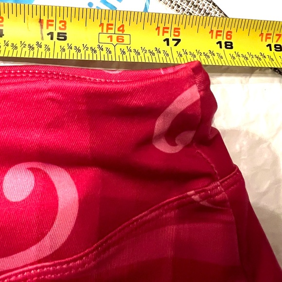 RunGirlRun women's pink/white Swirl print stretch fitness/workout skort Sz XL. - Picture 6 of 6